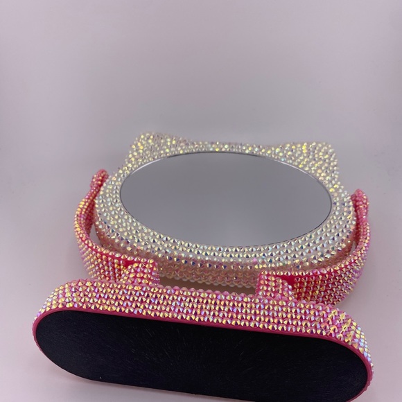 Hello Kitty Pink White Stand Vanity Mirror- New in box - Picture 7 of 7